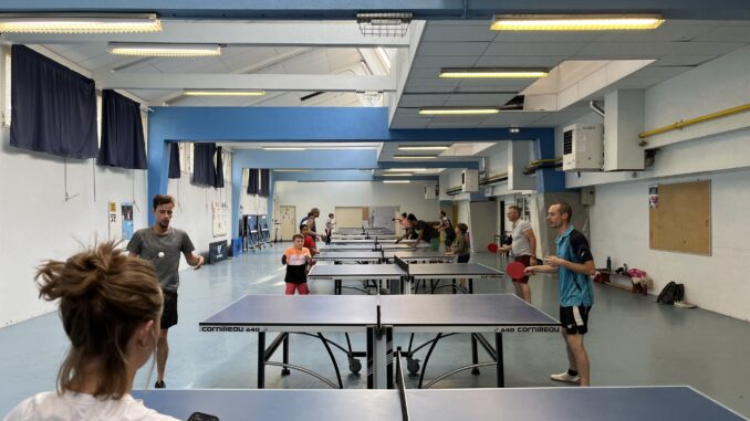 cahors tennis de table reprise entraînement 2022