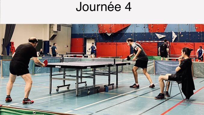 Rencontre des équipes du Cahors Tennis de table - Journée 4 - 5 Novembre 2022