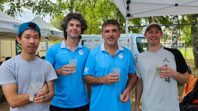 L'équipe était constituée d'Alain, Bradley, Alex, Kévin, Daniel et Greg ce jour-là.